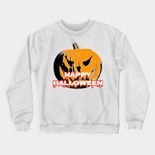 Happy Halloween Pumpkin Crewneck Sweatshirt